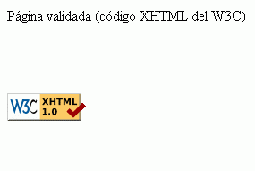 Certificado de validación
